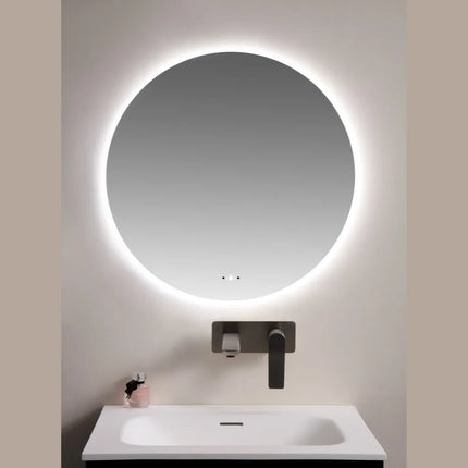 Orla LED Round Mirror Backlit Pencil Edge 600/700/800/900mm