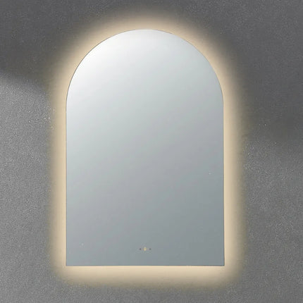 Arlo LED Arch Mirror Backlit Pencil Edge 600X900mm