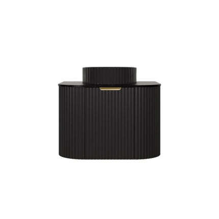 New Agena Fluted Wall Hung Vanity Matte Black