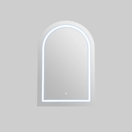 Allison Arch 3 Lights PVC Shaving Cabinets Matte White 600X900X155mm