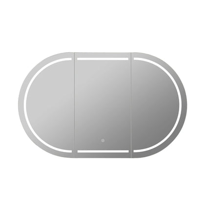 Allison Pill 3 Lights PVC Shaving Cabinets Matte White 450-1500mm