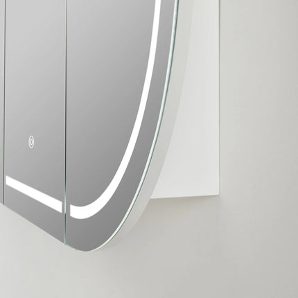 Allison Pill 3 Lights PVC Shaving Cabinets Matte White 450-1500mm