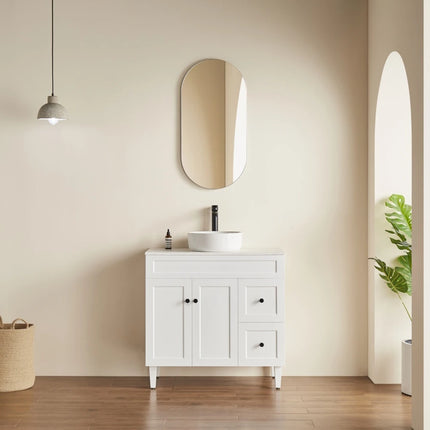 Allison Pill Shaving Cabinets Matte White 450-1500mm