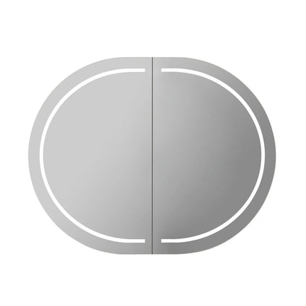 Allison Pill 3 Lights PVC Shaving Cabinets Matte White 450-1500mm