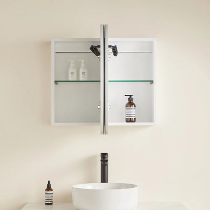 Allison Pill 3 Lights PVC Shaving Cabinets Matte White 450-1500mm
