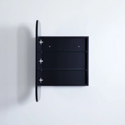 Allison Shaving Cabinets Matte Black 400/600X900X155