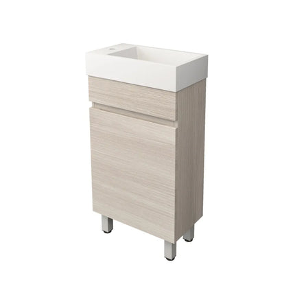 Camden Modern Mini Free Standing PVC Vanity on Legs 420X250X780mm