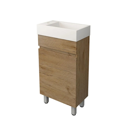 Camden Modern Mini Free Standing PVC Vanity on Legs 420X250X780mm