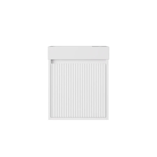Crete Mini Wall Hung PVC Vanity 450X255X480mm