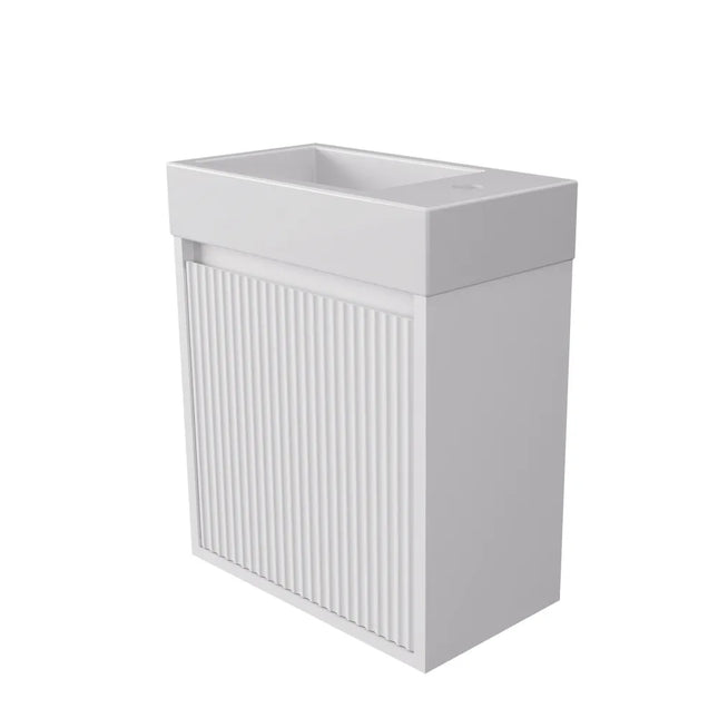 Crete Mini Wall Hung PVC Vanity 450X255X480mm