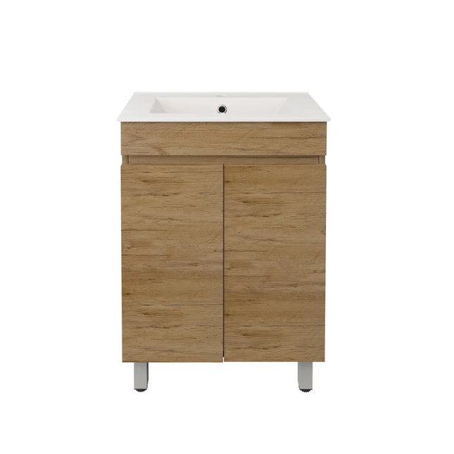 Camden Slim Free Standing Vanity on Legs Prime Oak