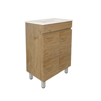 Camden Slim Free Standing Vanity on Legs Prime Oak