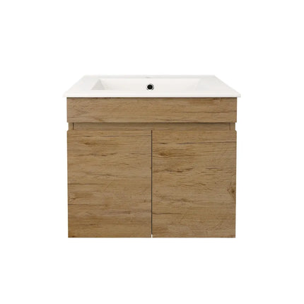 Camden Slim Wall Hung Vanity Prime Oak