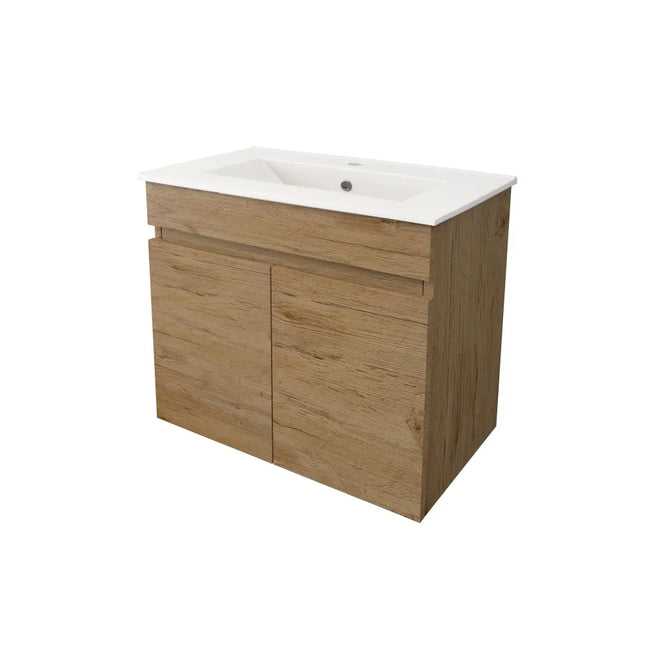 Camden Slim Wall Hung Vanity Prime Oak