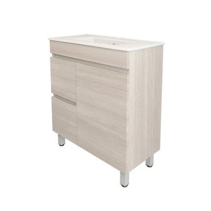 Camden Slim Free Standing Vanity on Legs Coastal Oak