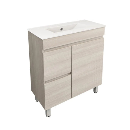 Camden Slim Free Standing Vanity on Legs Coastal Oak
