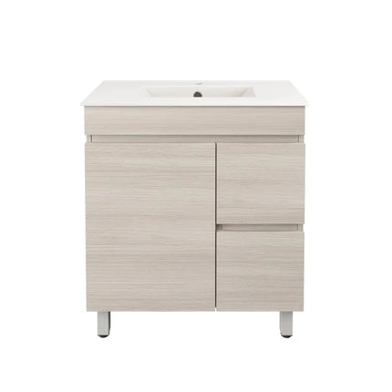 Camden Slim Free Standing Vanity on Legs Coastal Oak