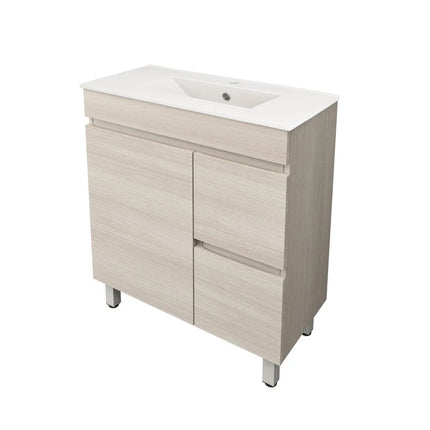 Camden Slim Free Standing Vanity on Legs Coastal Oak