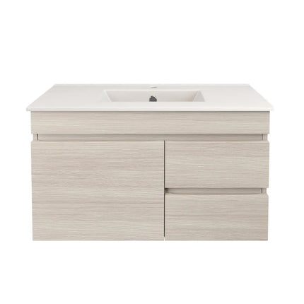 Camden Slim Wall Hung Vanity Coastal Oak