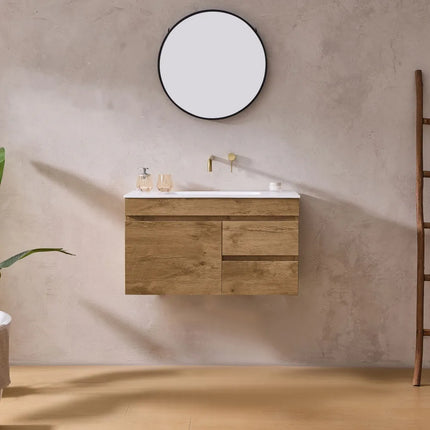 Camden Wall Hung Vanity Prime Oak