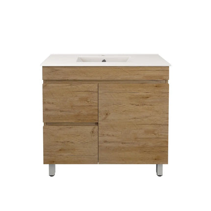 Camden Slim Free Standing Vanity on Legs Prime Oak