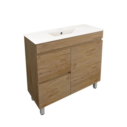 Camden Slim Free Standing Vanity on Legs Prime Oak