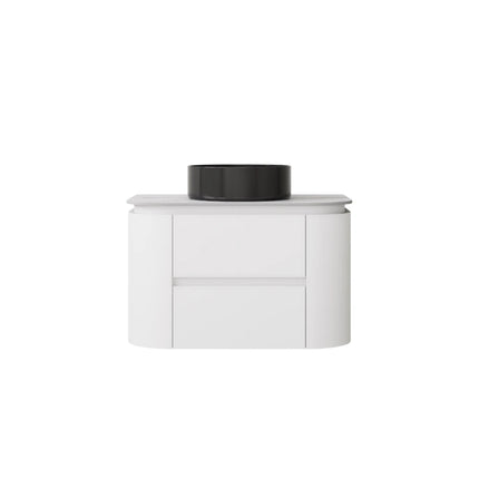 Devito Wall Hung Vanity Matte White