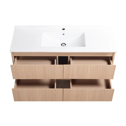 Gladstone Wall Hung Vanity Sandy Oak