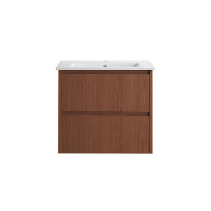 Gladstone Wall Hung Vanity Mocha Oak