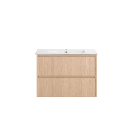 Gladstone Wall Hung Vanity Sandy Oak