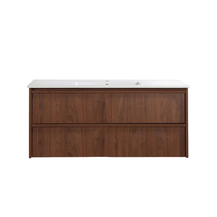 Ridgewood Wall Hung Vanity Mocha Oak