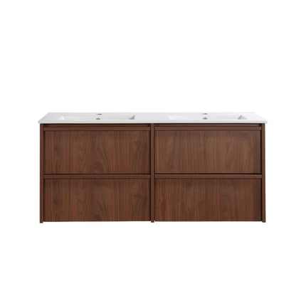 Ridgewood Wall Hung Vanity Mocha Oak