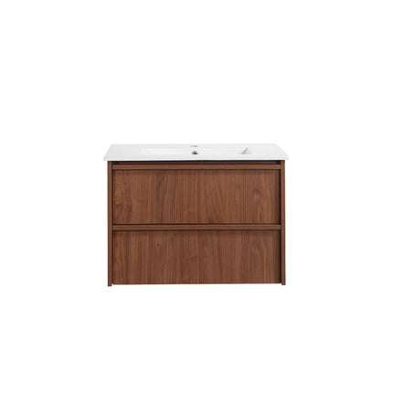 Ridgewood Wall Hung Vanity Mocha Oak