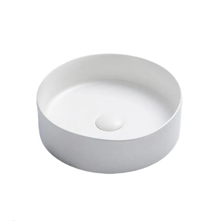Olley Fine Ceramic Above Counter Basin Matte White ,