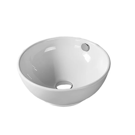 Orbi Fine Ceramic Above Counter Basin Gloss White 380 X 380 X 155mm ,