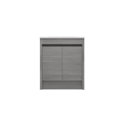 Pako Free Standing Vanity on Kickboard Grey Oak