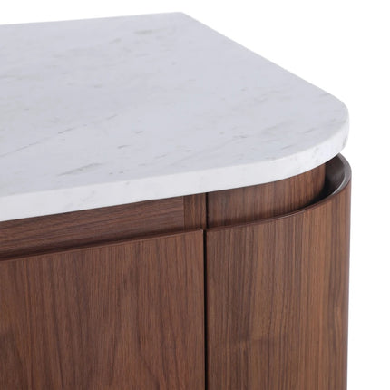 Ravello Wall Hung Plywood Vanity Mocha Oak