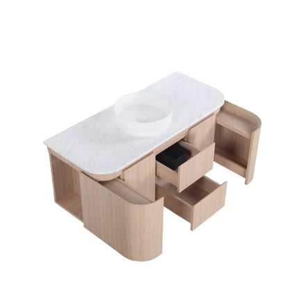 Ravello Wall Hung Plywood Vanity Sandy Oak