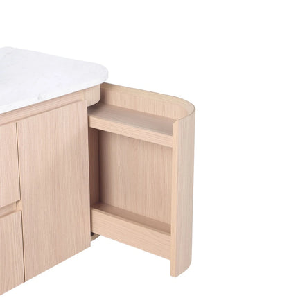 Ravello Wall Hung Plywood Vanity Sandy Oak