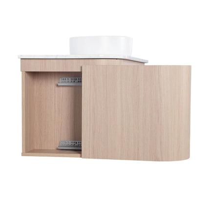 Ravello Wall Hung Plywood Vanity Sandy Oak
