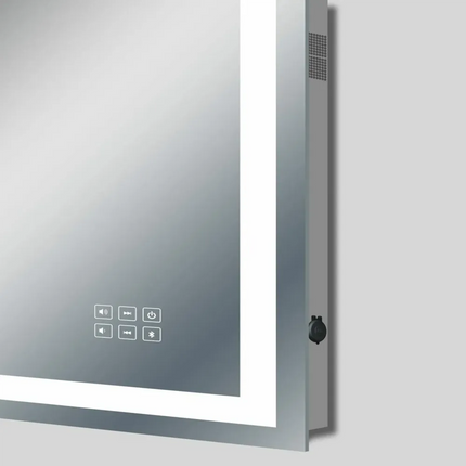 Rectangle 3 Color Lighting Bluetooth LED Mirror