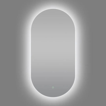 Oval 3 Color Lighting Backlit LED Mirror Sharp Edge 500X1000X5mm