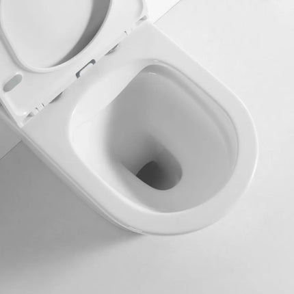 Louise Rimless Back to Wall Toilet Suite Gloss White 620X 365X830