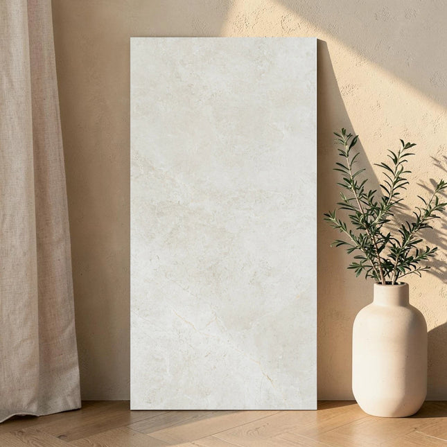 Travertine Look Tile Landy Cloud Matt 600X1200 ,