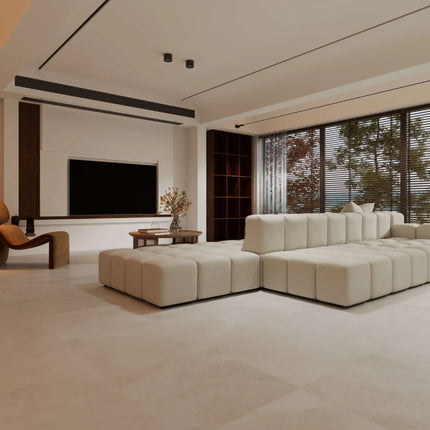 Travertine Look Tile Landy Cloud Matt
