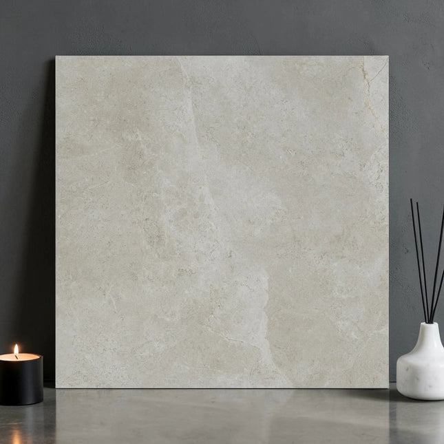 Travertine Look Tile Landy Greige Matt ,