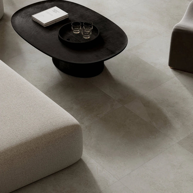 Travertine Look Tile Landy Greige Matt ,