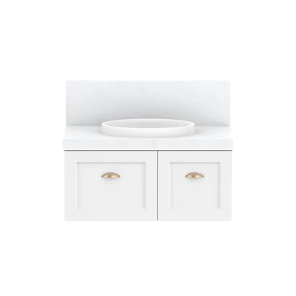ADP London Full Depth Slim Vanity with Benchtop 600-1800mm