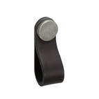 Loop Leather Pull Black 70mm