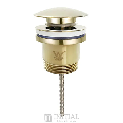 Otti Universal Mushroom Pop Up Waste No Overflow 32mm, Gold , Default Title